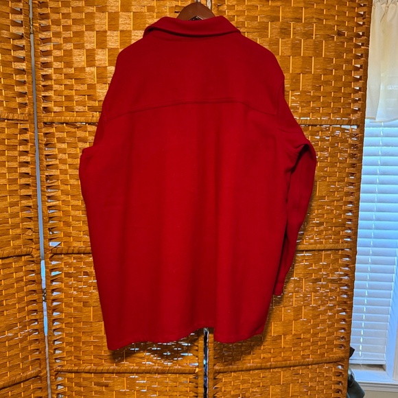 Official Boy Scouts Red Wool Shirt Jac XL - Picture 3 of 4
